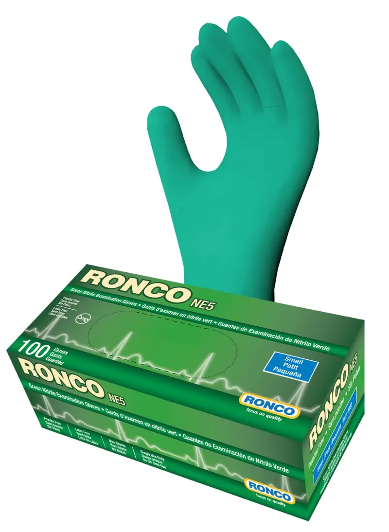 Ronco Nitrile Disposable Gloves No Powder 1