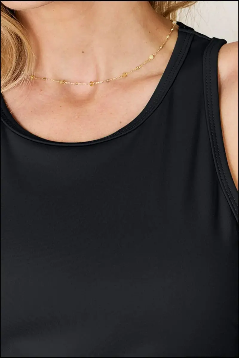 Round Neck Racerback Tank 11