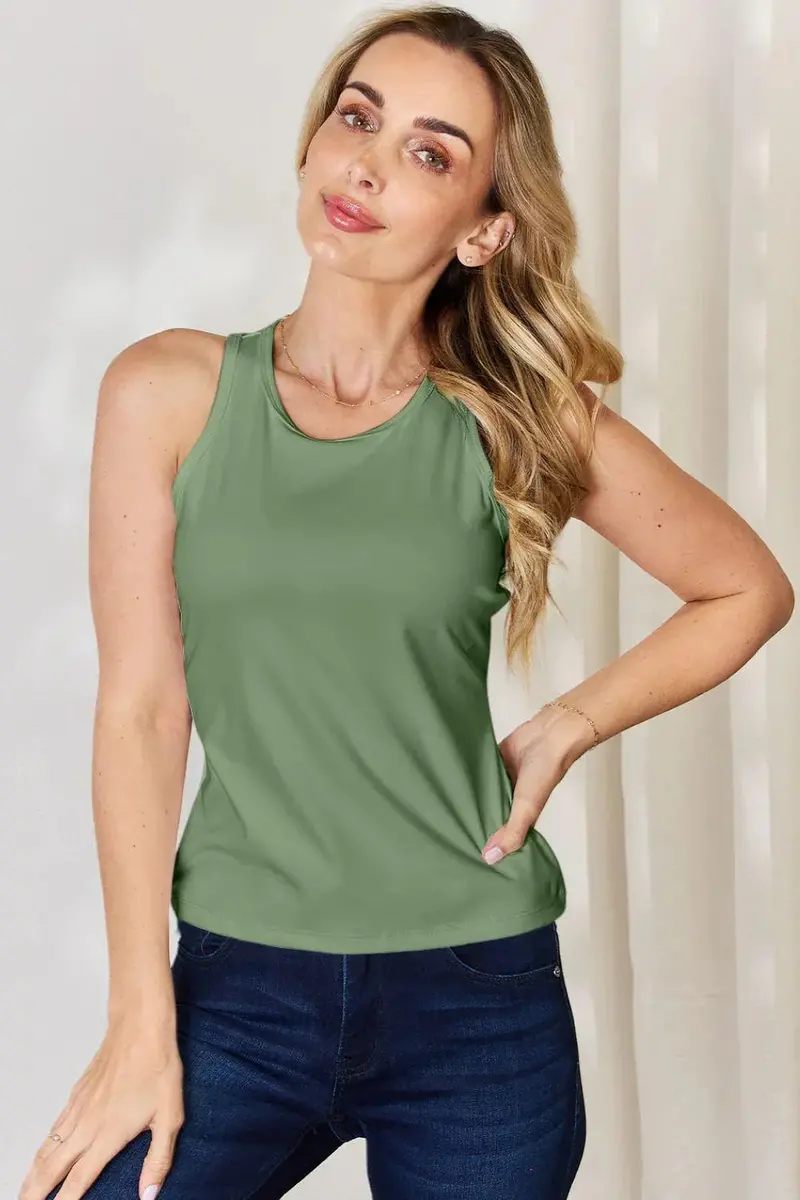 Round Neck Racerback Tank 12