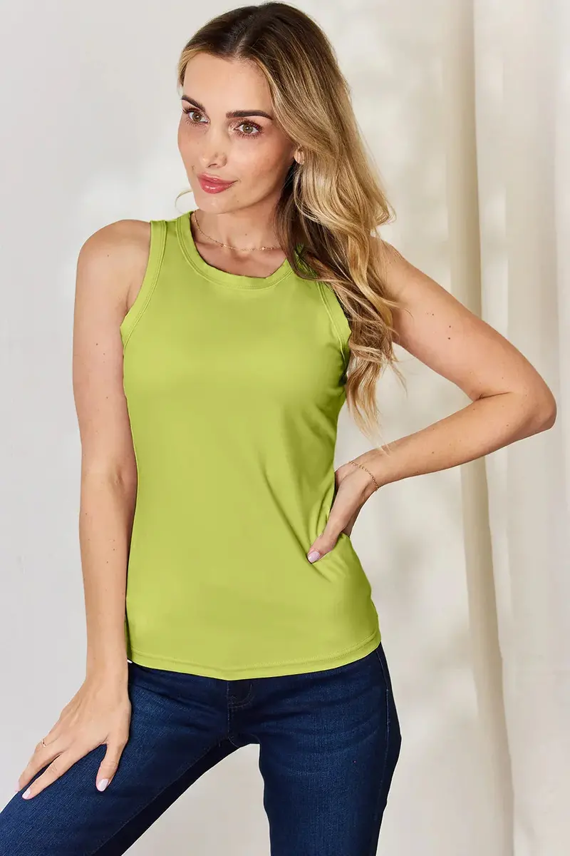 Round Neck Slim Tank 18