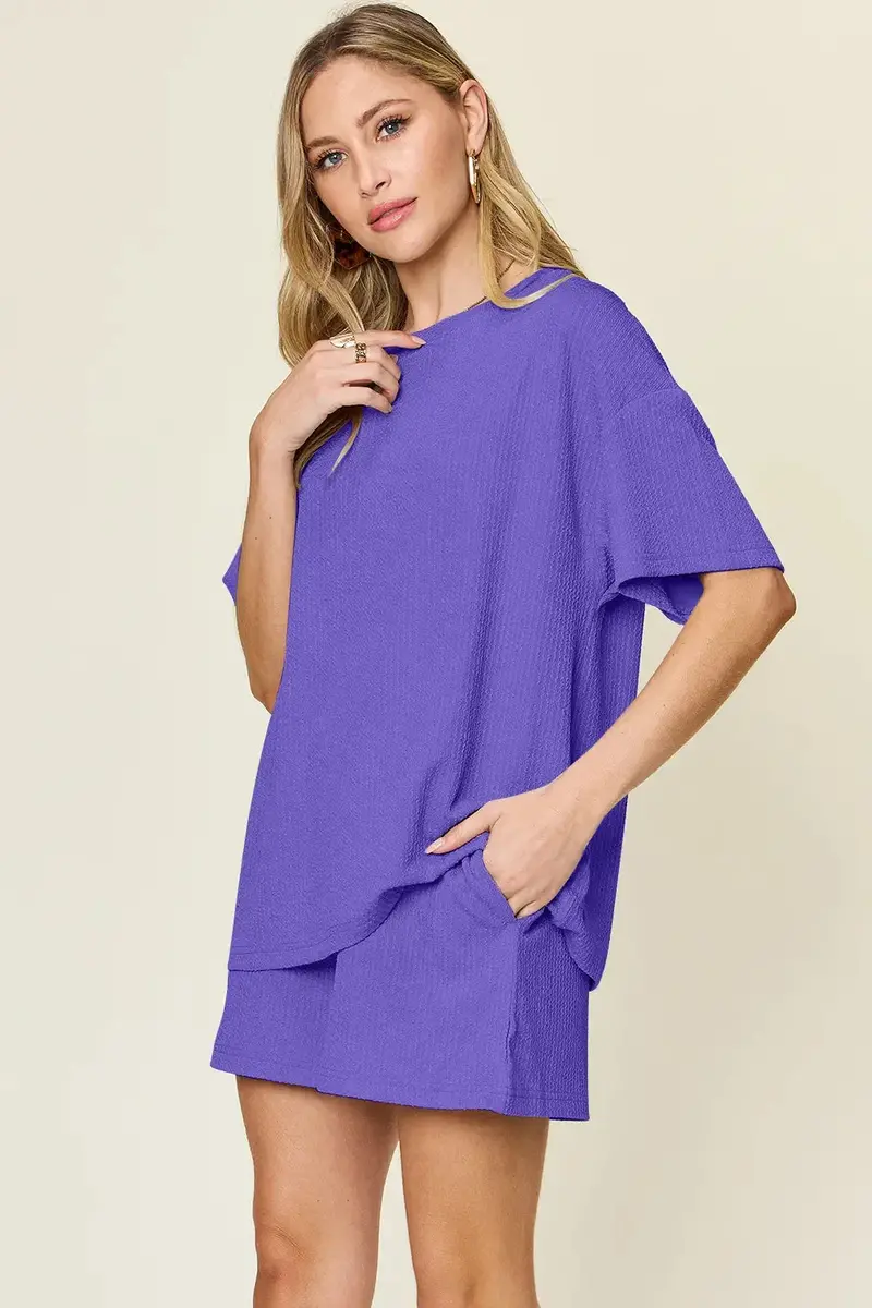 Round Neck Solid Set 10