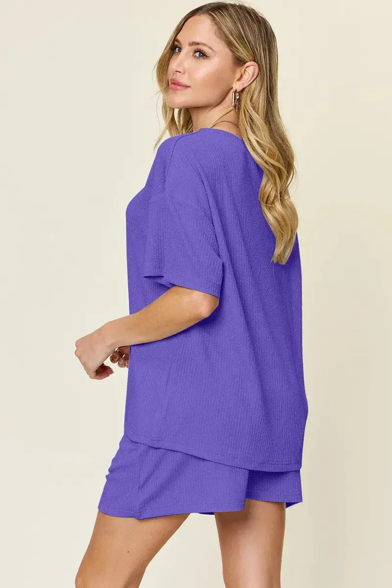Round Neck Solid Set 11