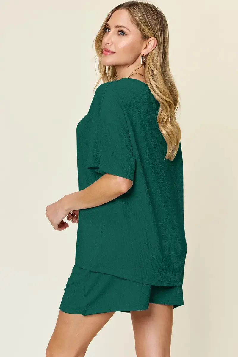 Round Neck Solid Set 15