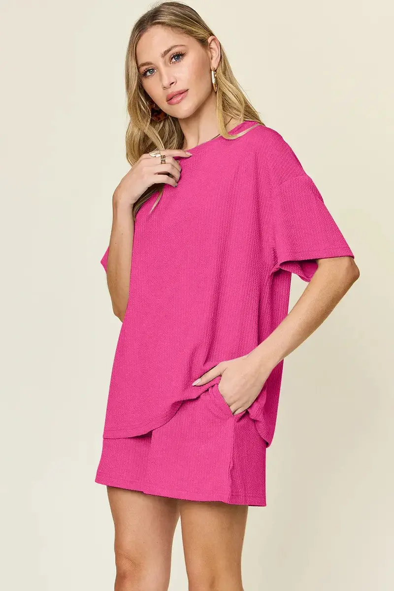 Round Neck Solid Set 2