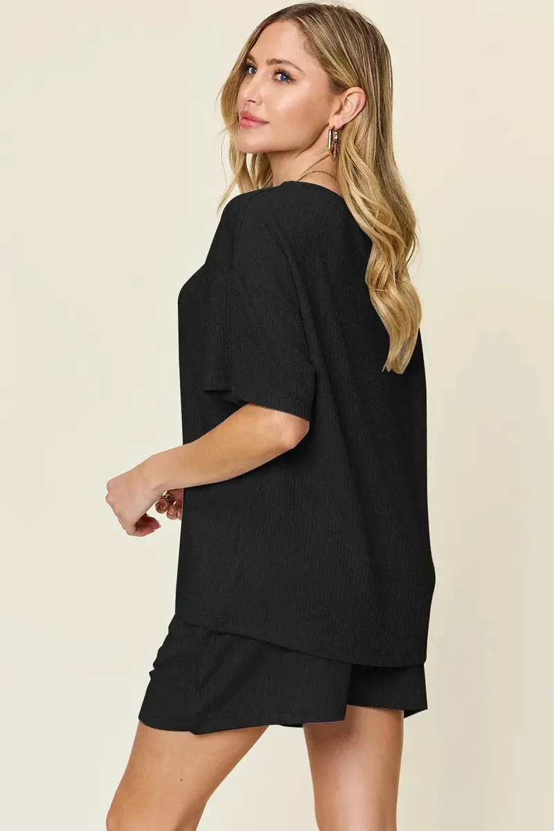 Round Neck Solid Set 6