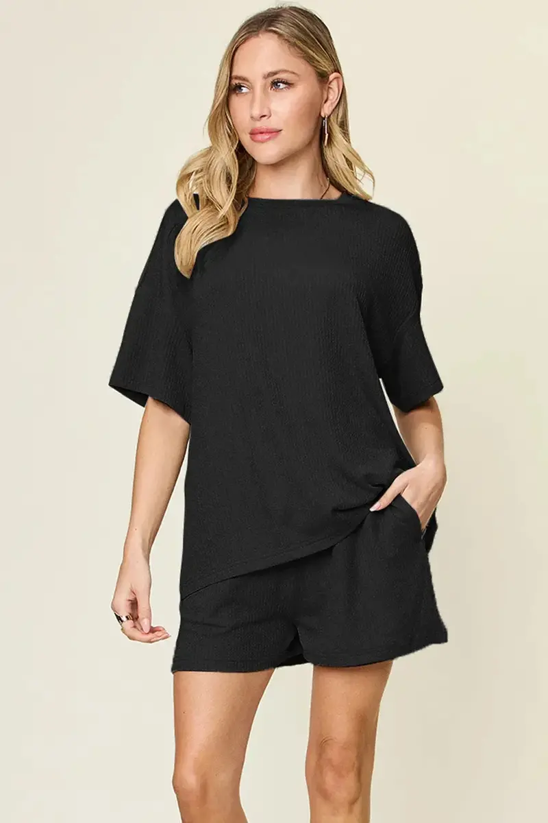 Round Neck Solid Set 7