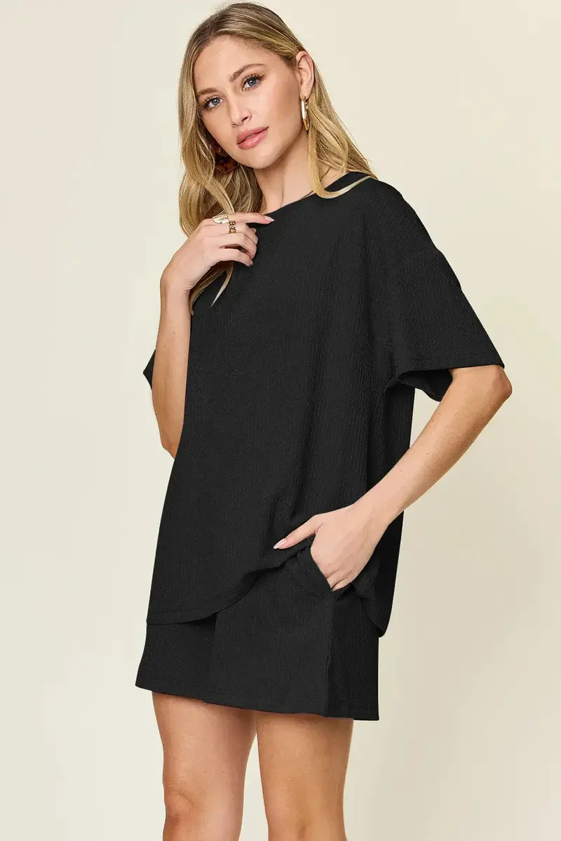 Round Neck Solid Set 7