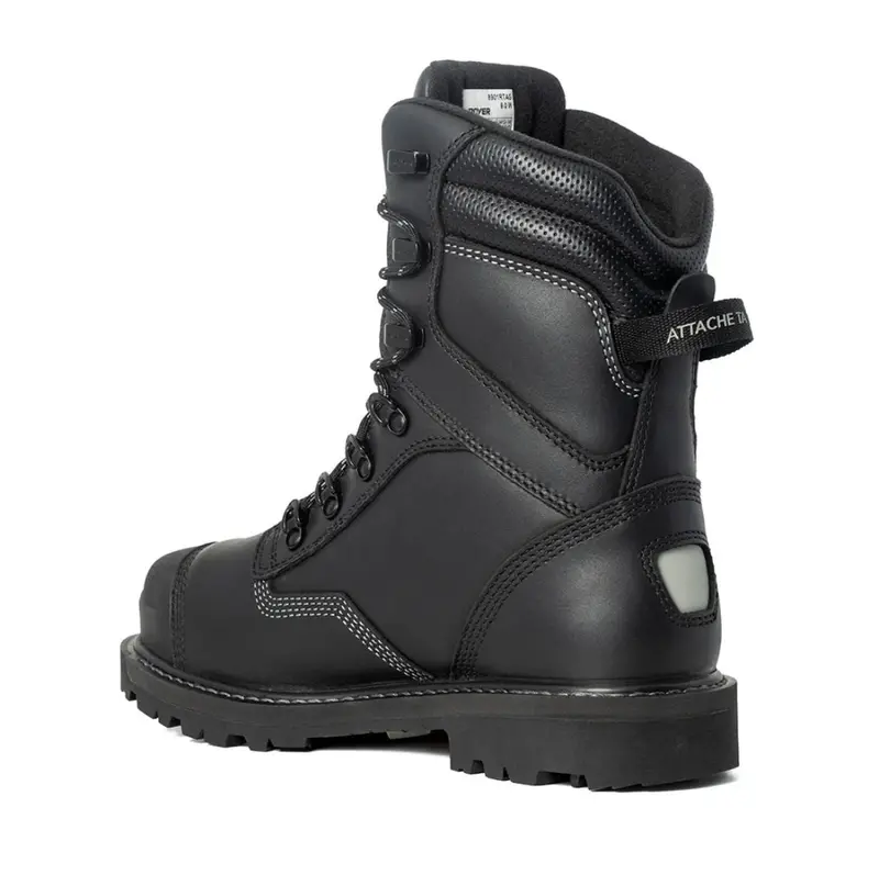 Royer Revolt Men's 8" Insulated Composite Toe Safety Boot With Vibram® Arctic Grip 8901Rtag - Black 5