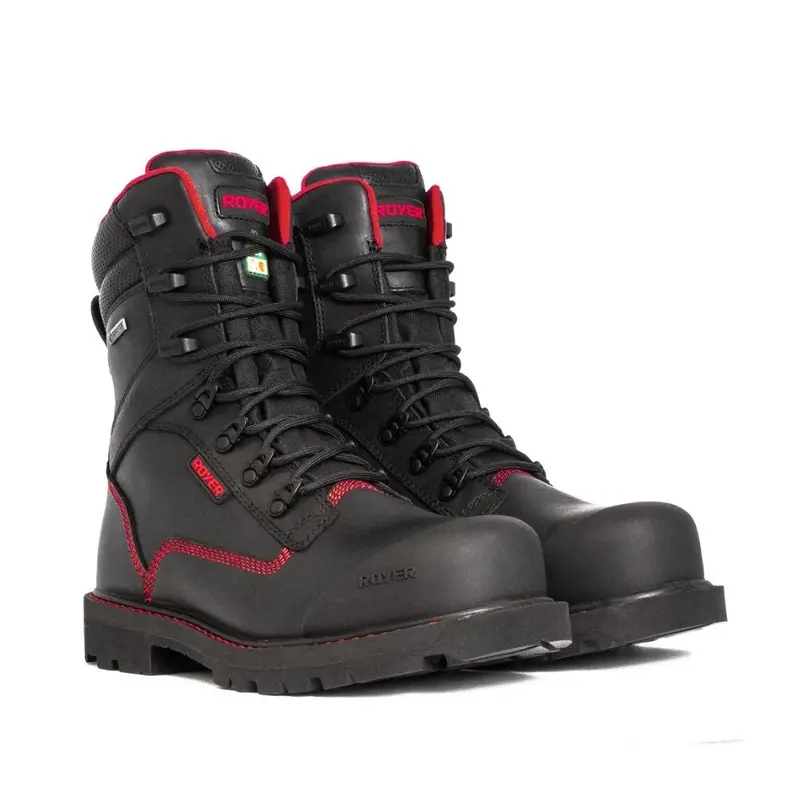 Royer Revolt Men's 8" Waterproof Composite Toe Safety Boot With Vibram - Black 8900Rt 2