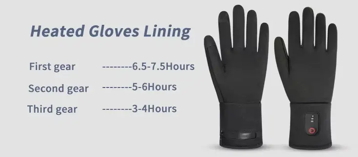 Rr Safety Rechargeable Heated Glove Liners With Lithium Battery Pack 2