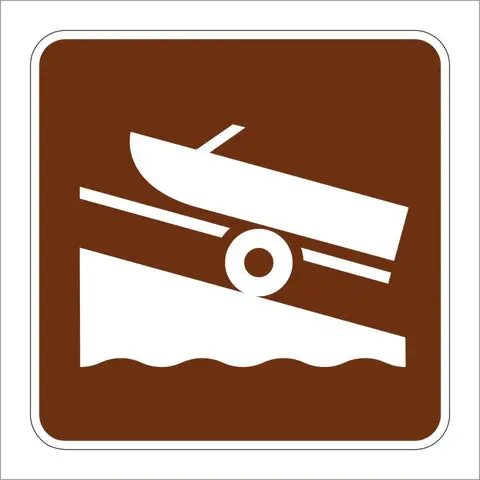 Rs-054 Boat Ramp Symbol Sign 1