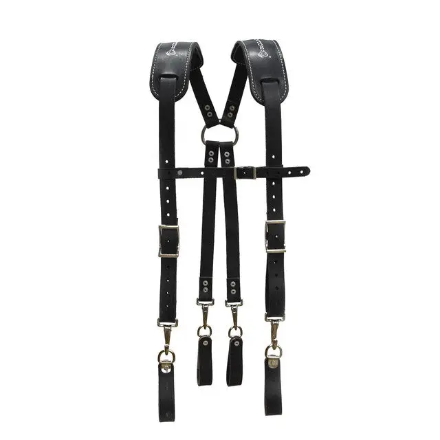 Rudedog Usa Leather Work Suspenders #3018 1