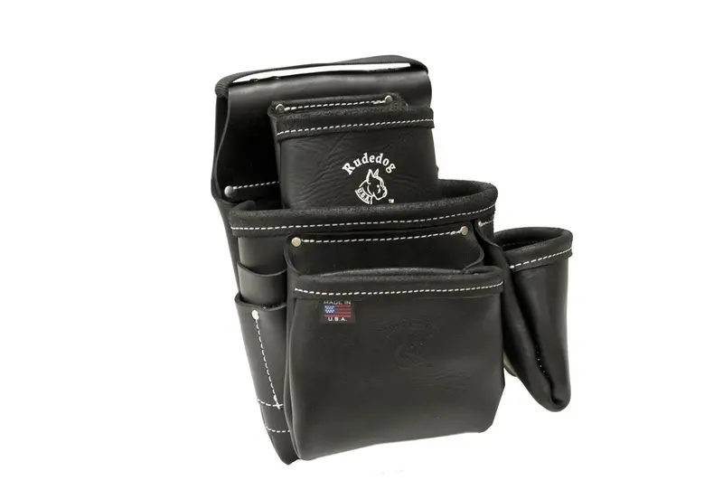 Rudedogusa Leather Fastener Bag #1252 1