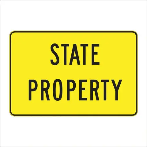 S1-1 (Ca) State Property Sign 1