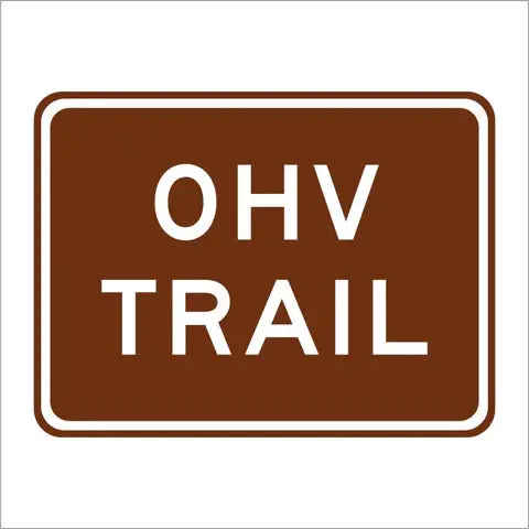 S12 (Ca) Ohv Trail Sign 1