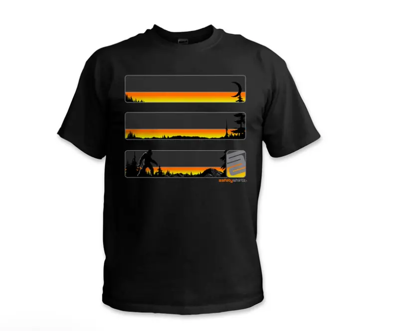 Safetyshirtz Sasquatch Stealth Short Sleeve Safety T-Shirt 1