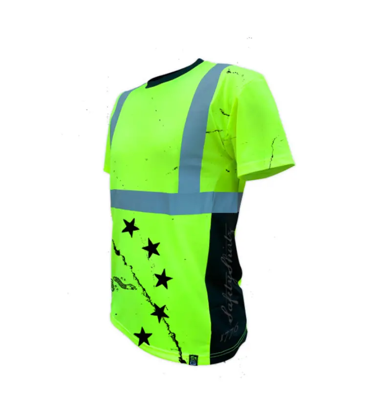 Safetyshirtz Ss360 1776 Class 2 Hi-Vis Safety T-Shirt 1