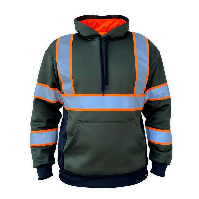 Safetyshirtz Ss360 Enhanced Visibility Hooded Sweatshirt 1