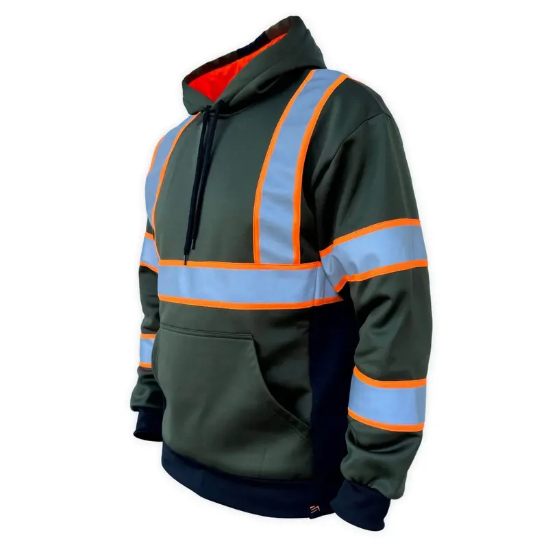 Safetyshirtz Ss360 Enhanced Visibility Hooded Sweatshirt 2