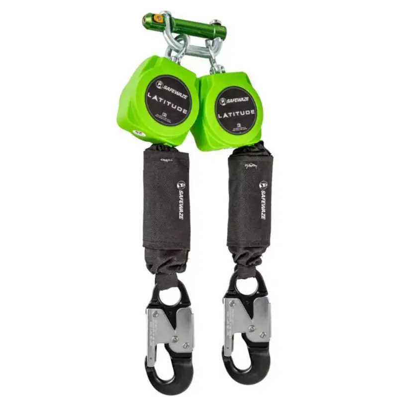 Safewaze Latitude 6' Dual Web Srl Bwb, Alu Snap Hooks #019-5053 1