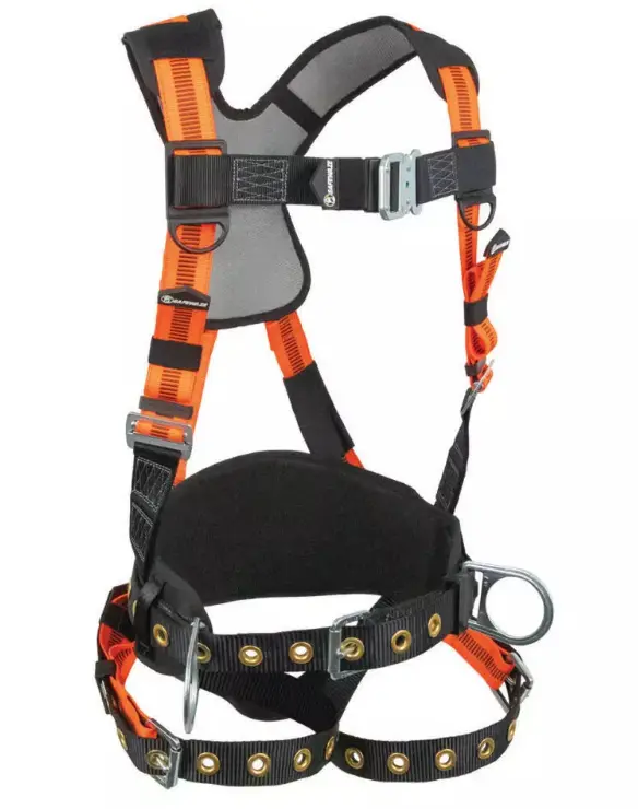 Safewaze V-Line Construction Harness: 3D, Qc Chest, Tb Legs 1