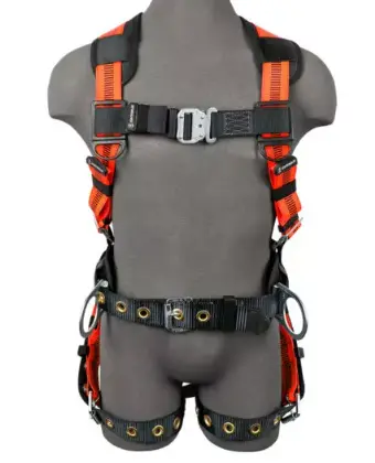 Safewaze V-Line Construction Harness: 3D, Qc Chest, Tb Legs 3
