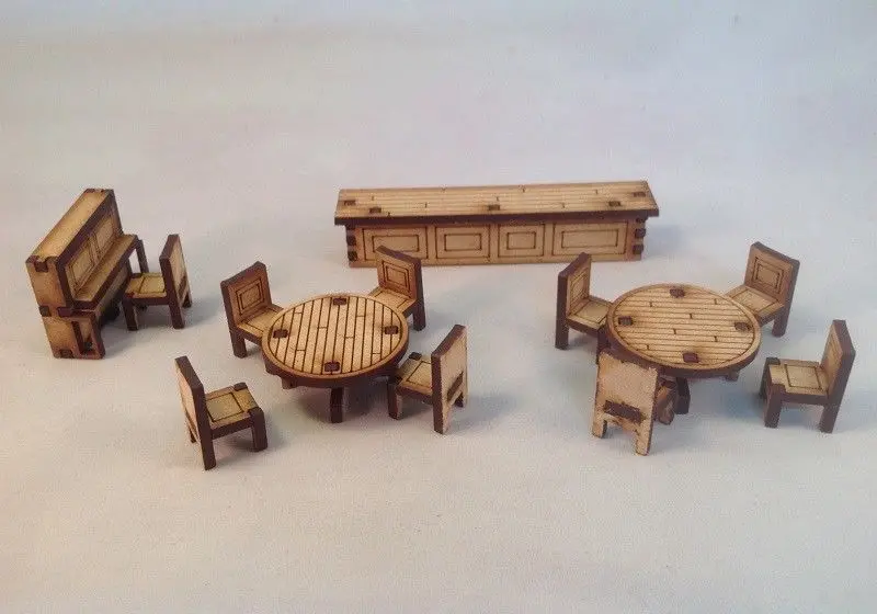 Saloon Furniture Set Wild West Western 1