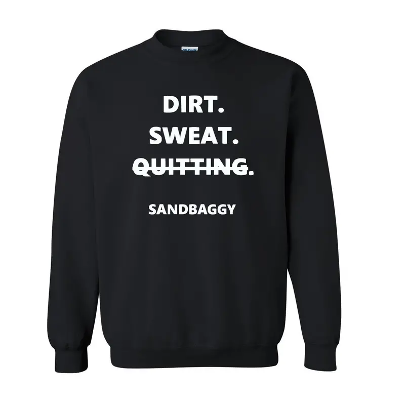 Sandbaggy Crew Neck Sweatshirt (Black) 1