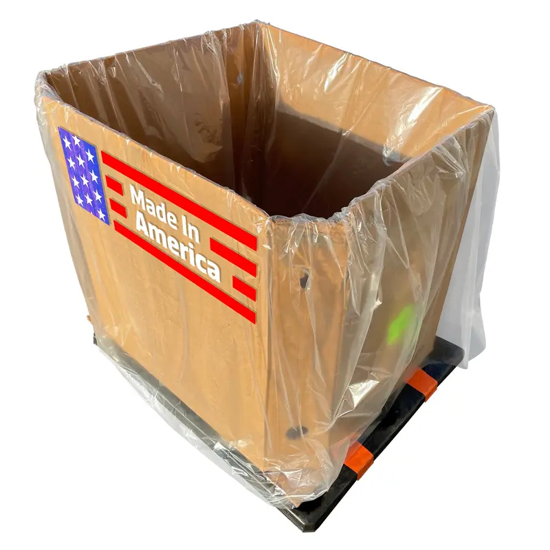 Sandbaggy Gaylord & Tote Bin Liners | Made In Usa | Liners Fits Boxes Up To 55" X 55" X 75" | Built W/ 1 Month Uv 1