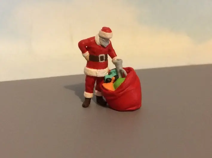 Santa Claus With Toy Bag 1
