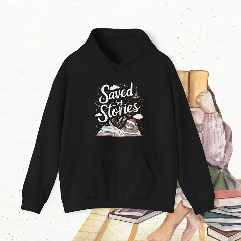 Saved By Stories Cotton Hoodie 3