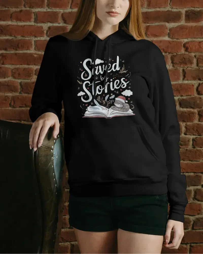 Saved By Stories Cotton Hoodie 4