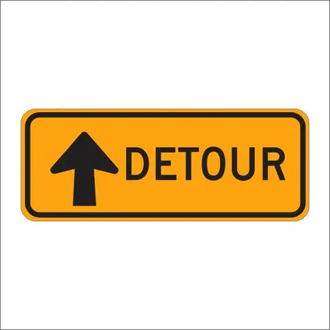 Sc3 (Ca) Detour Sign 1