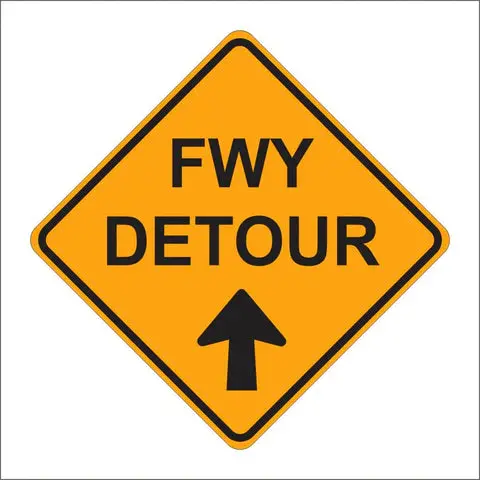 Sc9 (Ca) Alternate Fwy Detour Sign 1