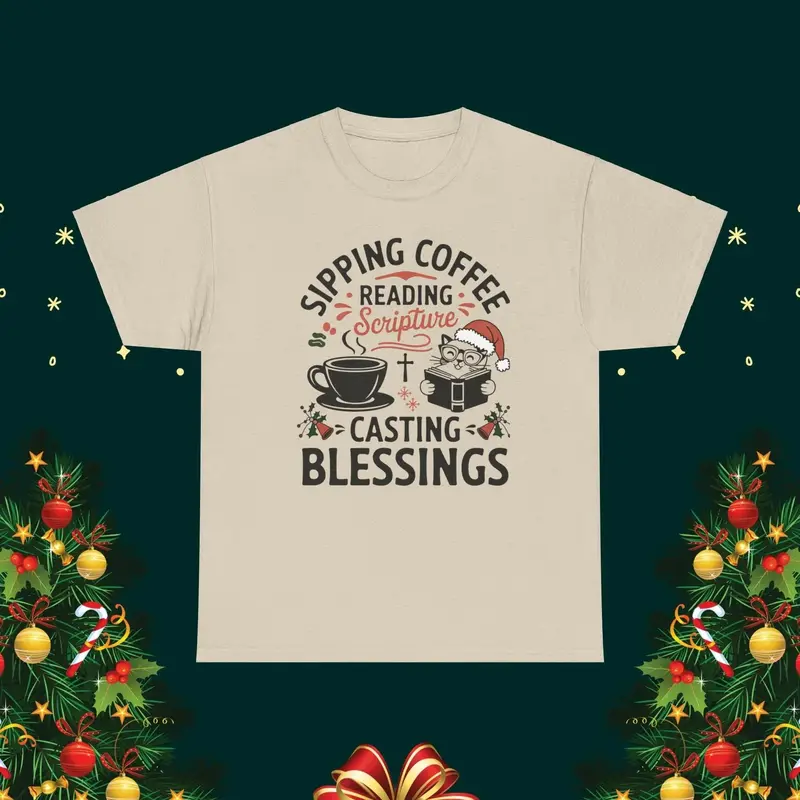 Scripture Sipper Cotton Tshirts 11