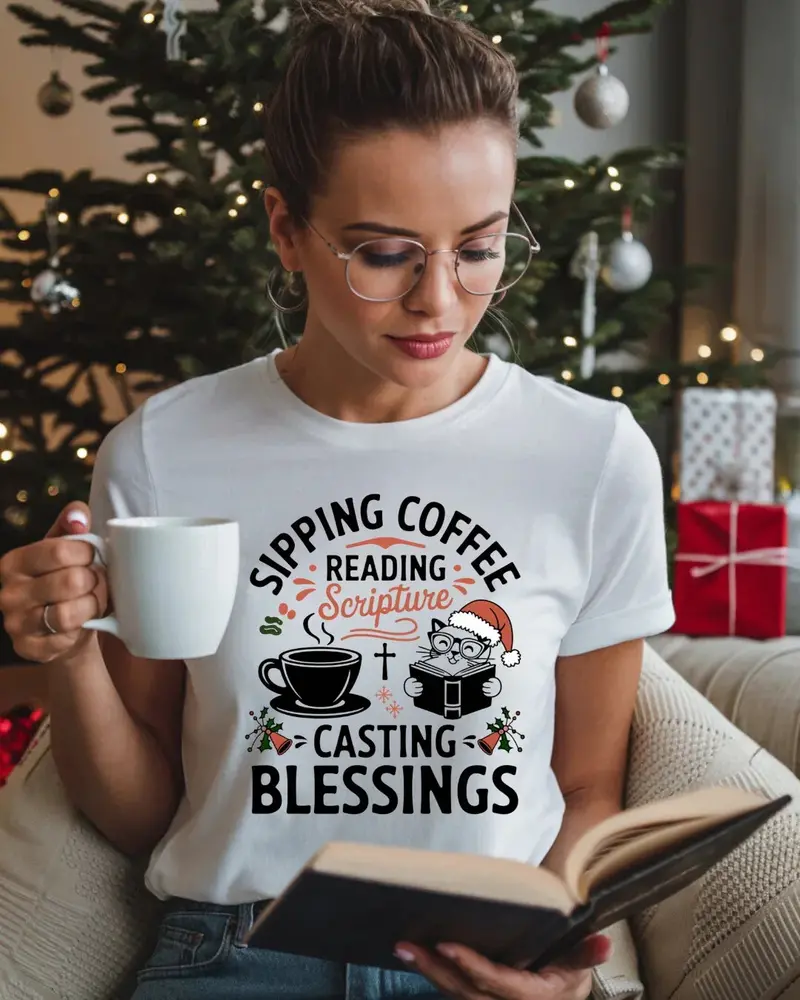 Scripture Sipper Cotton Tshirts 4