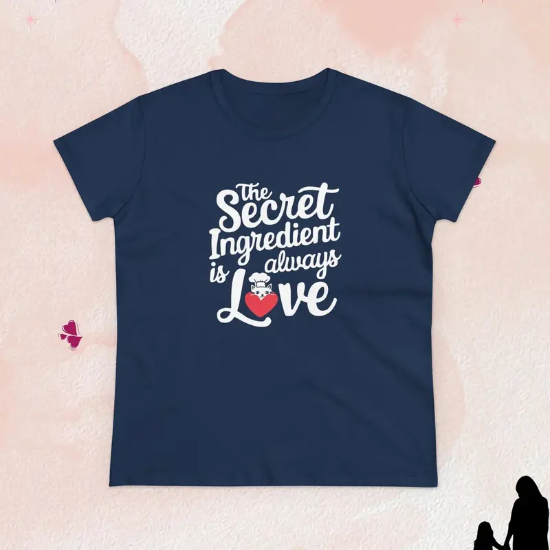 Secret Ingredient Is Love Women Cotton T-Shirt 11