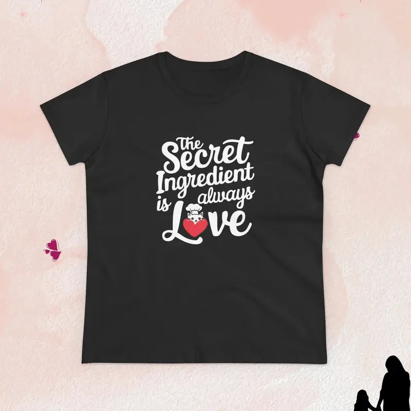 Secret Ingredient Is Love Women Cotton T-Shirt 9