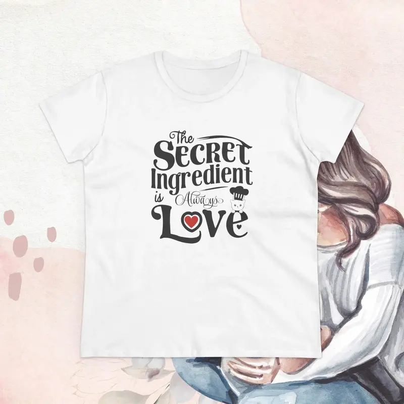 Secret Ingredient Is Love Women Graphic Tee 10
