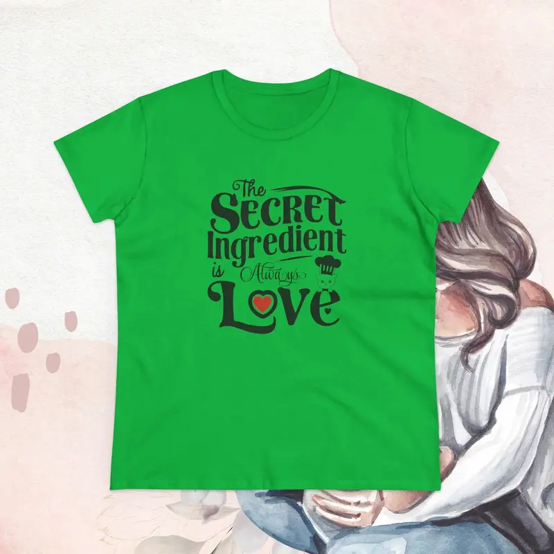 Secret Ingredient Is Love Women Graphic Tee 12