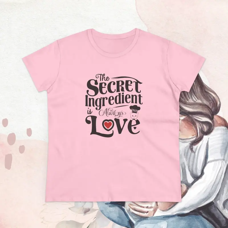 Secret Ingredient Is Love Women Graphic Tee 14