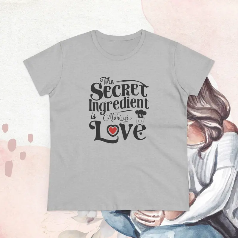 Secret Ingredient Is Love Women Graphic Tee 18
