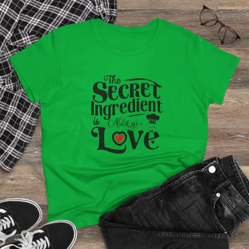 Secret Ingredient Is Love Women Graphic Tee 5