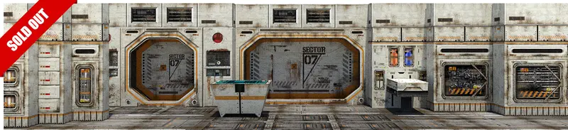 Sector 07 Docking Bay Pop-Up Diorama 1/12 1