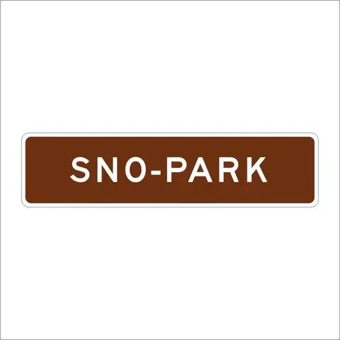 Sg34 (Ca) Sno-Park Sign 1