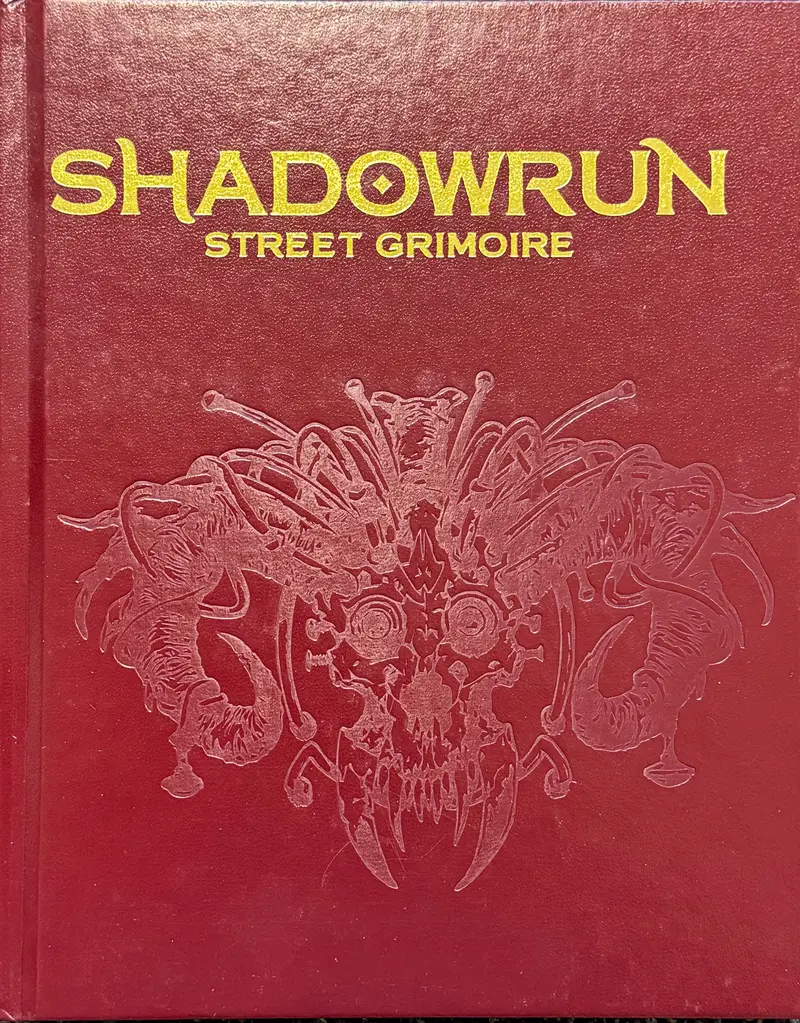 Shadowrun: Street Grimoire Le Leather Cover 1
