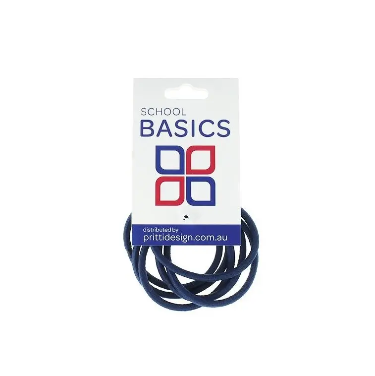 Sherwood Rps Snag Free Navy Elastics - 8 Pack 1