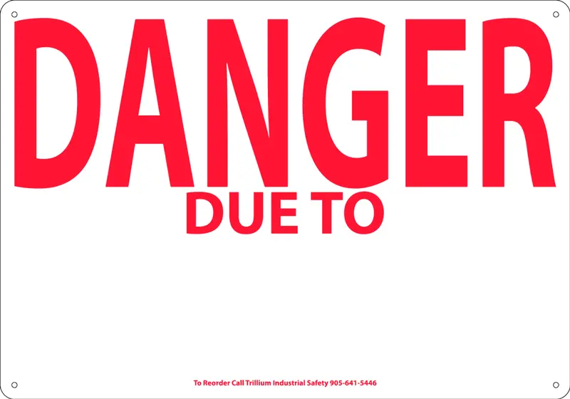 Signage Placard - Danger 1