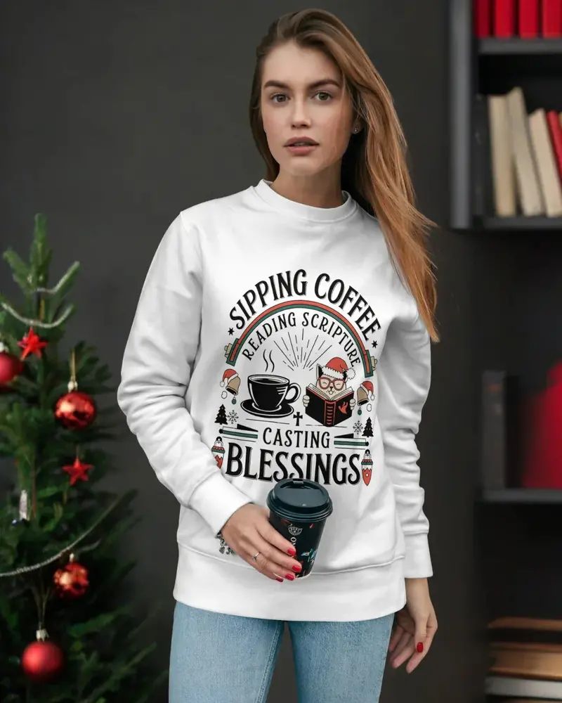 Sipping Grace Ultra Cotton Sweatshirt 1