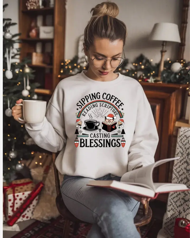 Sipping Grace Ultra Cotton Sweatshirt 4